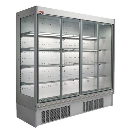 Oscartielle Meuble Réfrigéré Gris | R404a | Porte Pivotante en Verre | Choix de 3 Largeurs Oscartielle Meuble Réfrigéré Gris | R404a | Porte Pivotante en Verre | Choix de 3 Largeurs