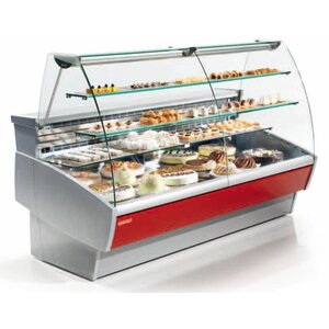 Oscartielle Vitrine Pâtisserie | SWEET2 STD | Verre Bombé | Disponible en 3 Tailles