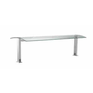 Afinox Toit pour Buffet | SOUL | Lampe Halogène | INOX | Verre Courbé Transparent | Disponible en 5 Tailles