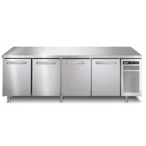 Afinox Comptoir Réfrigéré | INOX | 4 Portes | SPRING 704 I/A TN | 2260x700x(h)900mm