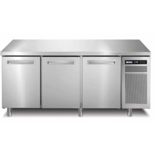 Afinox Comptoir Congelé | INOX | 3 Portes | SPRING 703 I/A BT | 178x70x(H)90cm |