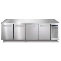 Comptoir Réfrigéré | INOX | 4 Portes | R290 | SPRING 704 I/A TN | 2260x700x(h)900mm