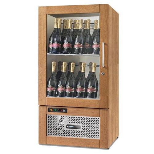 Afinox Cave à Vin Réfrigérée avec Porte Vitrée | WIJN TALENTO 590 SL | Wengé | Af| INOX | 59x55,1x(H)113,4cm Afinox Cave à Vin Réfrigérée avec Porte Vitrée | WIJN TALENTO 590 SL | Wengé | Af| INOX | 59x55,1x(H)113,4cm