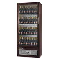 Cave à Vin Réfrigérée | WIJN TALENTO 830 | Wengé | Af| INOX | 83x55,1x(H)192,5cm