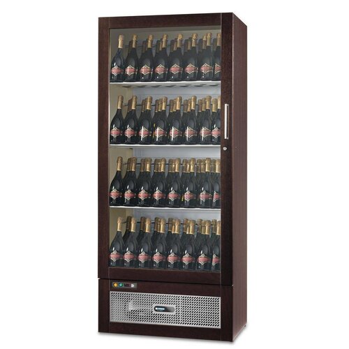 Afinox Cave à Vin Réfrigérée | WIJN TALENTO 830 | Wengé | Af| INOX | 83x55,1x(H)192,5cm