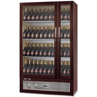 Cave à Vin Réfrigérée | WIJN TALENTO 1185 | Wengé | Af| INOX | 118,5x55,1x(H)192,5cm