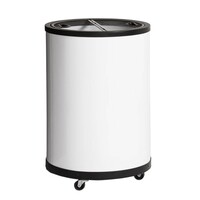 Congélateur Tonneau Blanc | Esta Impulse | Roues Pivotantes | 80 Litres | Ø567x830mm