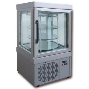 Tekna Vitrine de Pâtisserie Aluminium | 3 Etages | 670x640x(h)1260mm Tekna Vitrine de Pâtisserie Aluminium | 3 Etages | 670x640x(h)1260mm