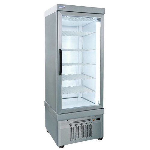 Tekna Vitrine de Pâtisserie Aluminium | 5 Etages | +0°/+10°C | Vitrée de 2 côtés | 670x640x(h)1880mm