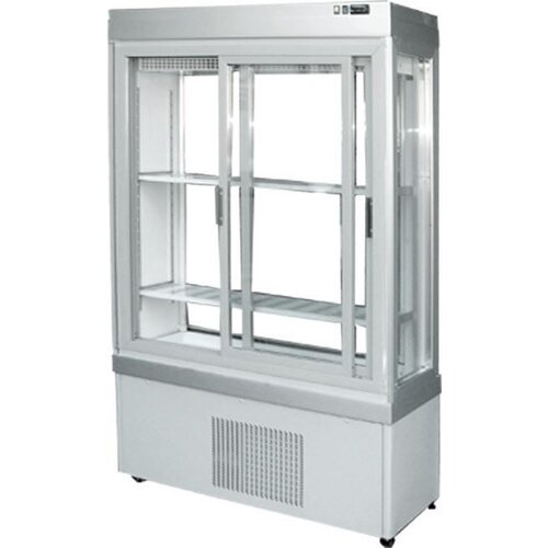 Tekna Vitrine de Pâtisserie Aluminium | Portes Coulissantes | -5/10°C | 900x550x(h)1880mm Tekna Vitrine de Pâtisserie Aluminium | Portes Coulissantes | -5/10°C | 900x550x(h)1880mm