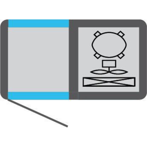 Tekna Comptoir Congélateur | INOX | 2 Portes Vitrées (avant-arrière) | +5°/-25°C | 900x550x(h)885mm