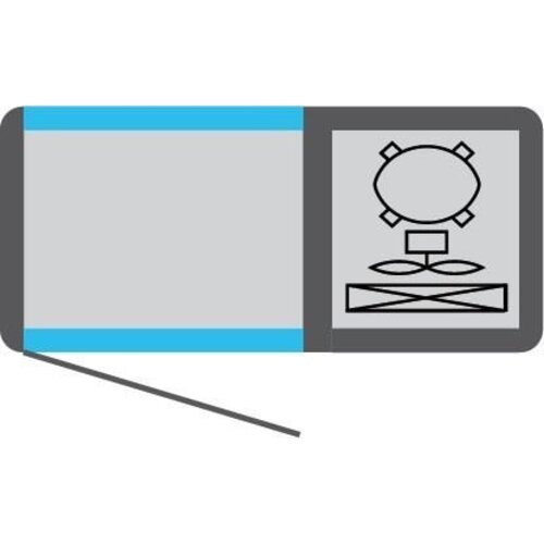 Tekna Comptoir Congélateur | Blanc | 2 Portes Vitrées (avant-arrière) | +5°/-25°C | 111x55x(H)88,5cm