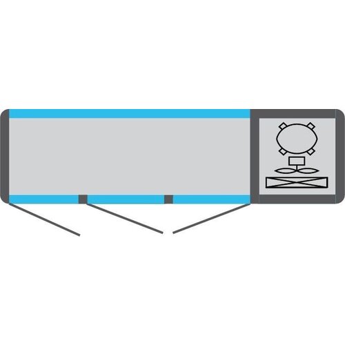 Tekna Vitrine Pâtisserie Comptoir | INOX | 3 Portes Vitrées (Avant-Arrière) | +10°/-5°C | 1780x550x(h)885mm