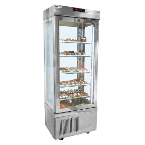 Tekna Vitrine de Pâtisserie Aluminium |  +2/+10°C | R452a | 670x640x(h)1880mm