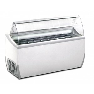 Framec Vitrine à Glace | Verre Bombé | pour 9x5 Litres | 165,6x72,3x(H)122,4cm Framec Vitrine à Glace | Verre Bombé | pour 9x5 Litres | 165,6x72,3x(H)122,4cm