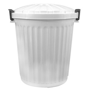 CHRselect Poubelle avec Couvercle Blanc | 420x(H)480mm | 43 Litres CHRselect Poubelle avec Couvercle Blanc | 420x(H)480mm | 43 Litres