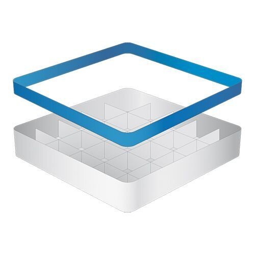 CaterRacks Casier à verres sans pieds - 25 compartiments - (h)12 cm - 9 cm de diamètre - a/réhausses (1x CR-0 CaterRacks Casier à verres sans pieds - 25 compartiments - (h)12 cm - 9 cm de diamètre - a/réhausses (1x CR-0
