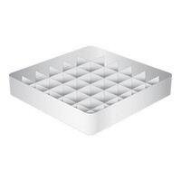 Casier à verres sans pieds - 36 compartiments - (h)8,5 cm - 7,4 cm de diamètre