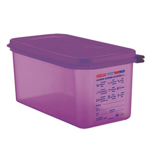 Araven Boites à Aliments Anti allergénique  1/2GN-150mm