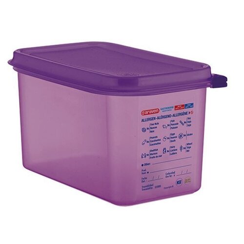 Araven Boites à Aliments Anti allergénique  1/2GN-150mm