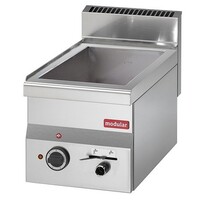 Bain Marie 600 Modulaire | 1/2 GN en 1/4 GN | Profondeur 150mm |Avec Robinet de Vidange | 300x600x(H)280mm