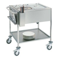 Chariot Bain Marie | GN2/1-200mm | 2000W | 67x84x(H)86cm