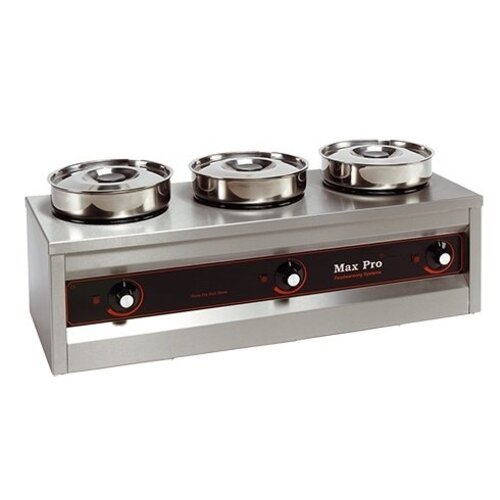 CHRselect Chauffe-mets (cap.3pce.) | 3x4,5 Litres | 495W | 29x76x26cm (HxLxB) CHRselect Chauffe-mets (cap.3pce.) | 3x4,5 Litres | 495W | 29x76x26cm (HxLxB)