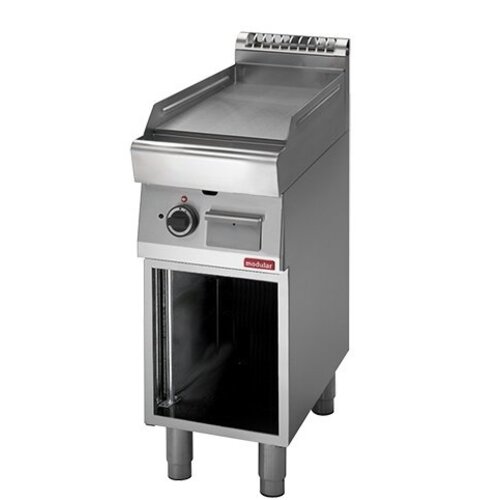 Modular Plaque de Four 700 Modulaire - Électrique - Lisse - Avec Châssis - 40x70x(h)85cm - 4,5 kW - 400V