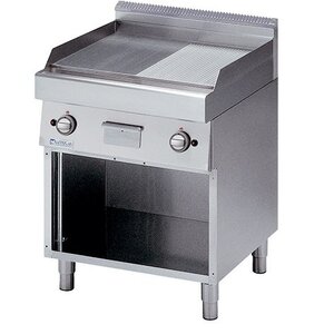 Modular Plaque de Four 700 Modulaire - Gaz - Lisse en Rainuré - Avec Châssis - 70x70x(h)85cm - 11,4 kW Modular Plaque de Four 700 Modulaire - Gaz - Lisse en Rainuré - Avec Châssis - 70x70x(h)85cm - 11,4 kW