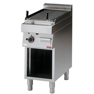 Modular Grill Pierre de Lave 700 Modulaire - Avec Châssis - 40x70x(h)85cm - 7,5 kW