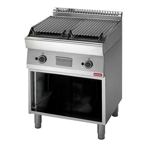 Modular Grill Pierre de Lave 700 Modulaire - Avec Châssis - 70x70x(h)85cm - 15 kW