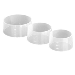 CHRselect Portionneur à Riz | Set de 4 | Ø 80x(H)45mm