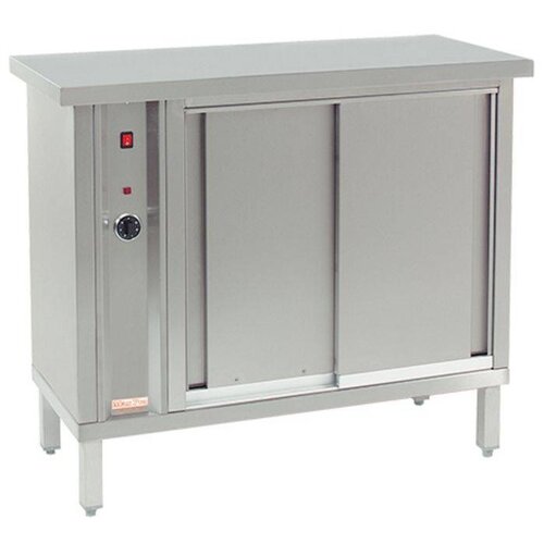 CHRselect Armoire Chauffante à Air Chaud pour 120 Assiettes - 1000W - 105x46x(h)90cm