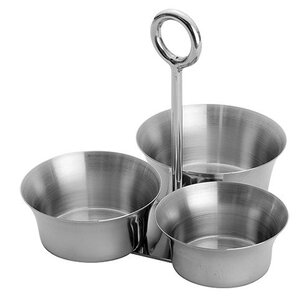 CHRselect Présentoir 3-pce INOX | 3 Échelles fixes | 210x190x(H)180mm