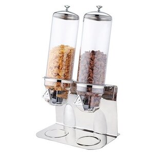 CHRselect Distributeur Muesli INOX | 360x240x(H)600mm | 2x 4 Litres