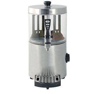 CHRselect Chocolatière  INOX |pour Chocomel chaud | avec Robinet de Vidange + Bac d'égouttage |3 Litres