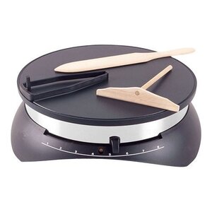 CHRselect Crêpière - 33cm - Revêtement anti-adhésif en Téflon - NEUMARKER