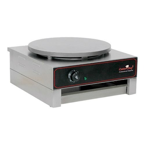 CaterChef Crêpière Professionnelle | Simple | Électrique | 3000W / 230V | Ø 40 cm