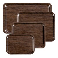 Plateau Roltex - Stratifié mélaminé - Wenge - 375x265mm