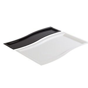 CHRselect Plat d'étalage sinus Blanc | Mélamine de haute qualité | Haute résistance à la rupture | 1/1 GN