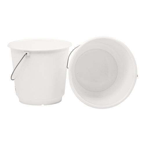 CHRselect Seau Blanc Plastique 12 Litres - Gradué