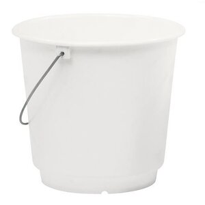 CHRselect Seau Blanc Plastique 15 Litres - Gradué