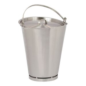 CHRselect Seau INOX 15 Litres - Gradué PRO