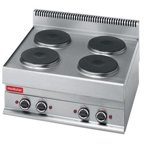 Modular Réchaud 650 Modulaire - Électrique - 4 Brûleurs - 70x65x(h)28cm - 9,6 kW - 400V Modular Réchaud 650 Modulaire - Électrique - 4 Brûleurs - 70x65x(h)28cm - 9,6 kW - 400V