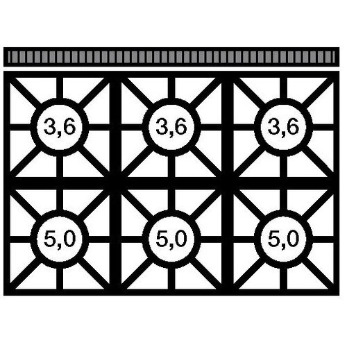 Modular Fourneau 650 Modulaire - Gaz - 6 Brûleurs avec Four à Gaz XXL - 110x65x(h)85cm - 33,3 kW Modular Fourneau 650 Modulaire - Gaz - 6 Brûleurs avec Four à Gaz XXL - 110x65x(h)85cm - 33,3 kW
