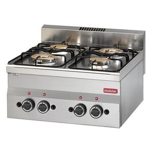 Modular Réchaud à Gaz 600 Modulaire | 4 Brûleurs | 13,8 kW | 600x600x(h)280mm Modular Réchaud à Gaz 600 Modulaire | 4 Brûleurs | 13,8 kW | 600x600x(h)280mm