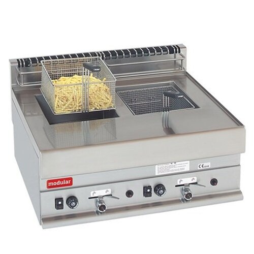 Modular Friteuse 650 Modulaire | Propane | 2x8 Litres | 12,6kW | 700x650x(H)280mm