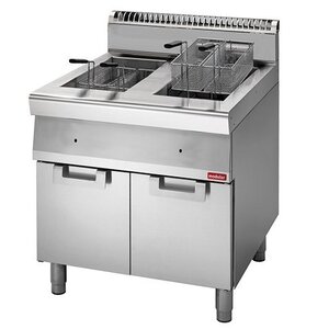 Modular Friteuse | Gaz | 700 Modulaire | 2x13 Litres | 20,4kW | avec Châssis | 70x70x(h)85cm Modular Friteuse | Gaz | 700 Modulaire | 2x13 Litres | 20,4kW | avec Châssis | 70x70x(h)85cm