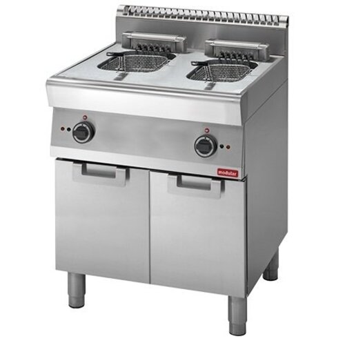 Modular Friteuse | Électrique | 700 Modulaire | 2 x 10 Litres | 400V | 15kW |avec Châssis | 700x700x(h)850mm Modular Friteuse | Électrique | 700 Modulaire | 2 x 10 Litres | 400V | 15kW |avec Châssis | 700x700x(h)850mm