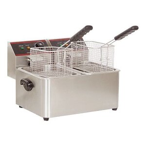 CaterChef Friteuse Caterchef | OFFRE XXL | 5+5 Litres | 2x2kW | 385x240x(H)310mm